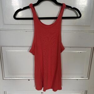 Anthropologie Women's Red and Orange Vest